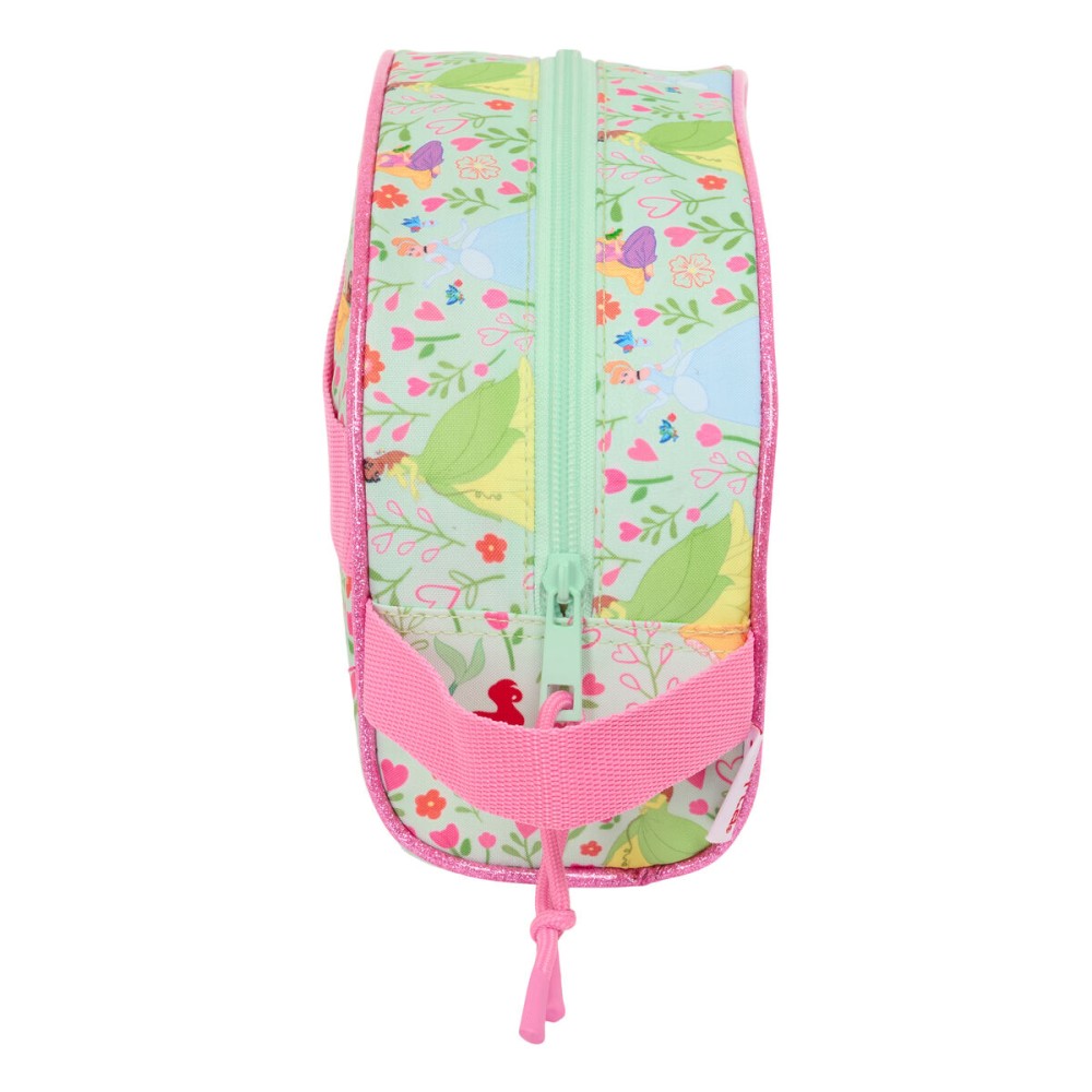 Travel Vanity Case Disney Princess Bloom Green Pink 26 x 16 x 9 cm