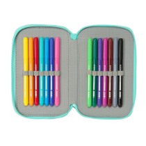 Triple Pencil Case Na!Na!Na! Surprise Bunny Pink Turquoise 12,5 x 19,5 x 5,5 cm 37 Pieces