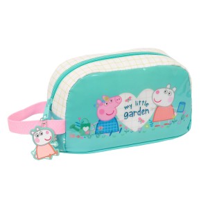 Thermo-Vesperbox Peppa Pig Pretty flowers Gelb Minze 21,5 x 12 x 6,5 cm