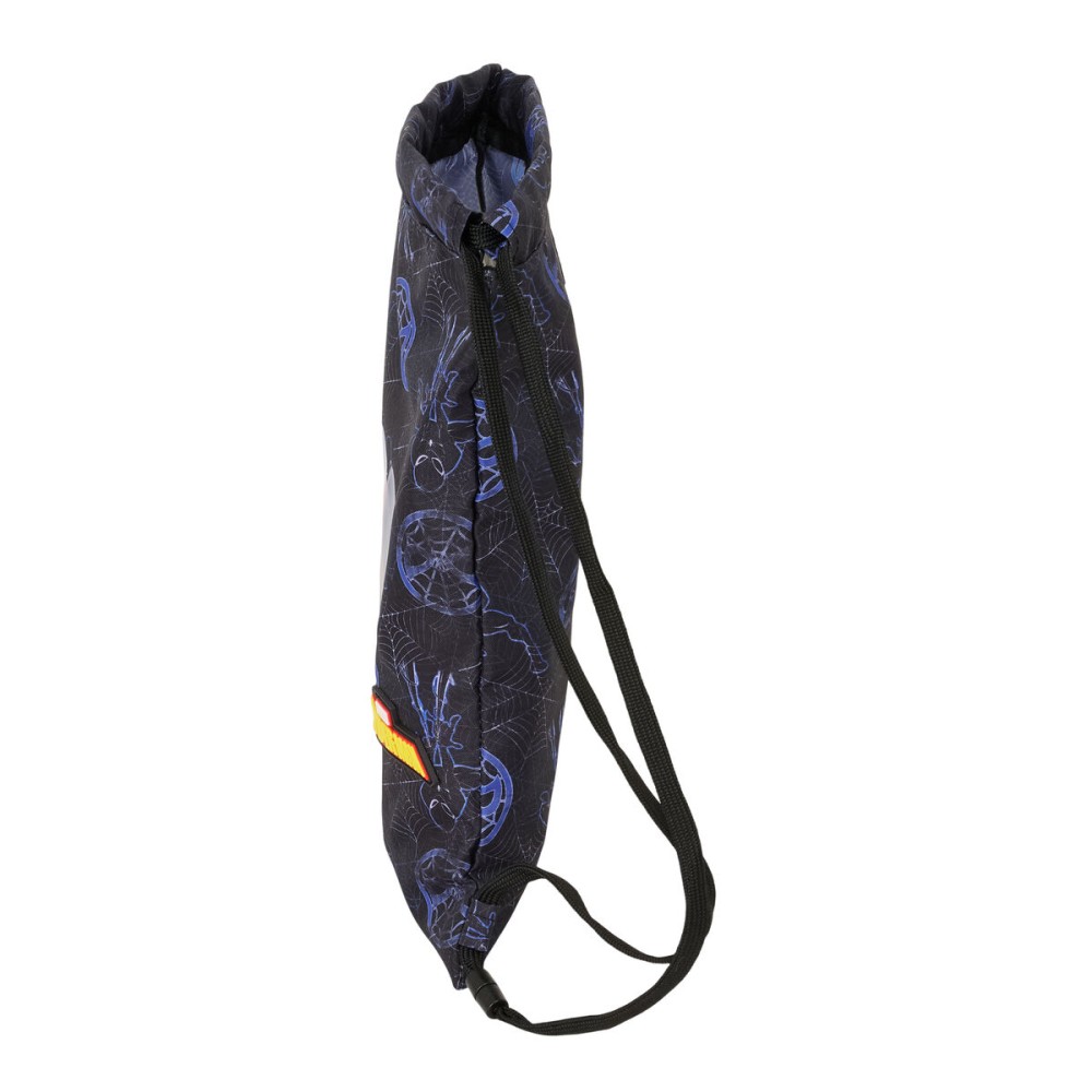 Backpack with Strings Spider-Man Attack Black 26 x 34 x 1 cm