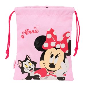 Sac à goûter Minnie Mouse Naive Rose