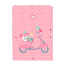 Ring binder Moos Passion Multicolour A4 26 x 33.5 x 2.5 cm