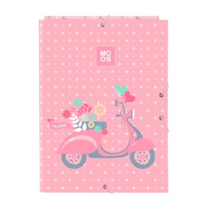 Ring binder Moos Passion Multicolour A4 26 x 33.5 x 2.5 cm