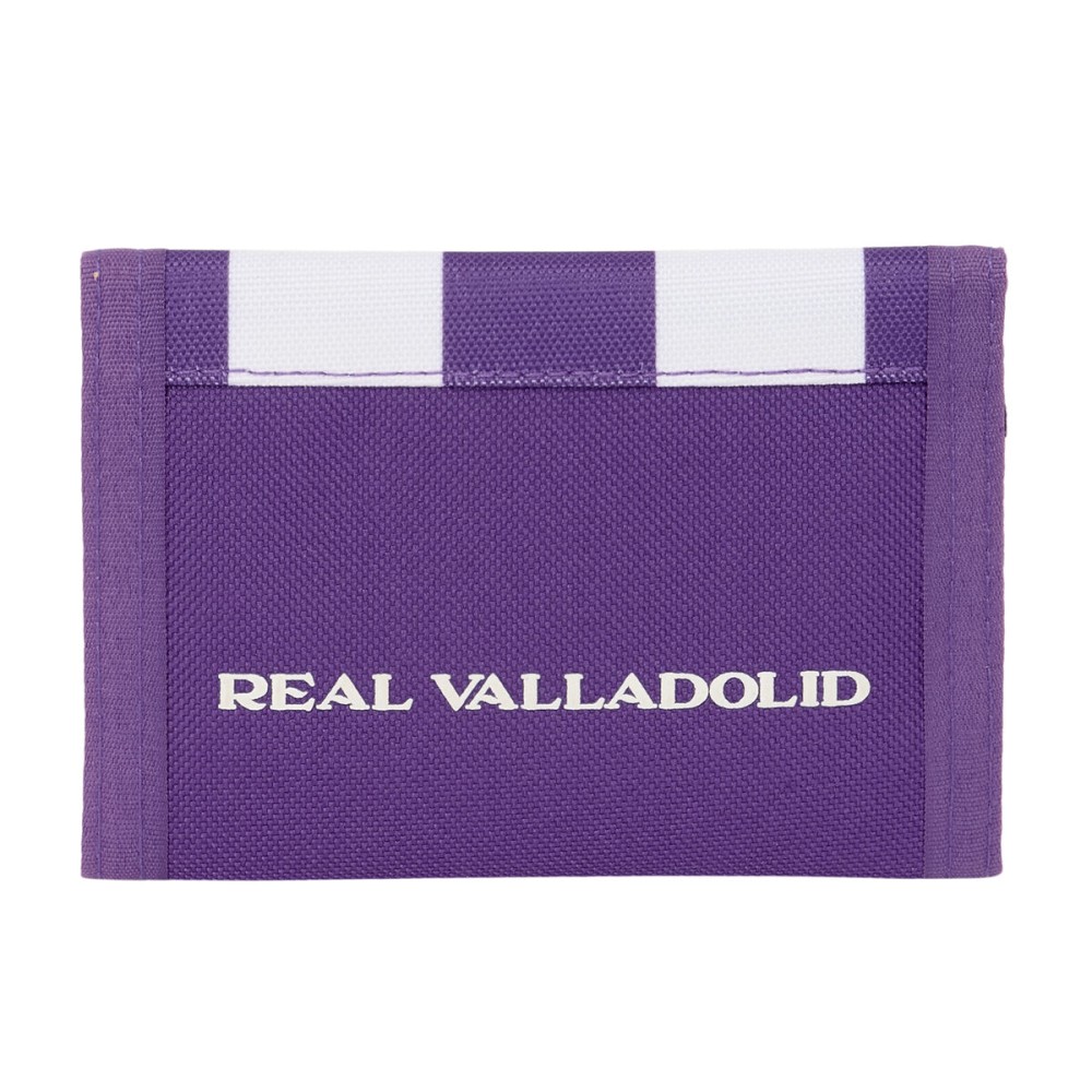Unisex-Brieftasche für Geldscheine und Kreditkarten Real Valladolid C.F. Weiß Lila