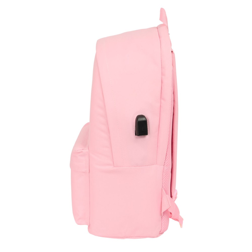 Cartable Munich +usb munich Rose 31 x 44 x 18 cm