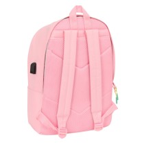 Cartable Munich +usb munich Rose 31 x 44 x 18 cm