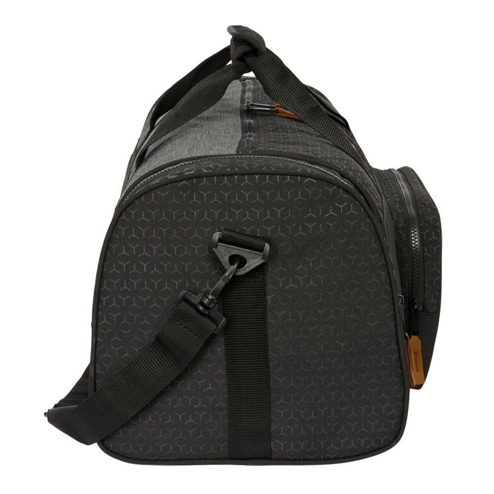 Sporttasche BlackFit8 Old school Schwarz Grau 55 x 26 x 27 cm