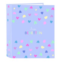 Ring binder Benetton Lila Lilac A4 27 x 33 x 6 cm