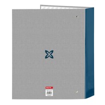Ring binder Munich Street Blue Grey A4 27 x 33 x 6 cm