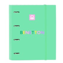 Ring binder Benetton Mint Green 27 x 32 x 3.5 cm