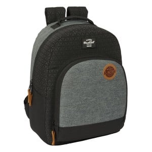 School Bag BlackFit8 Old school Black Grey 32 x 42 x 15 cm