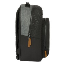 Schulrucksack BlackFit8 Old school Schwarz Grau 32 x 42 x 15 cm