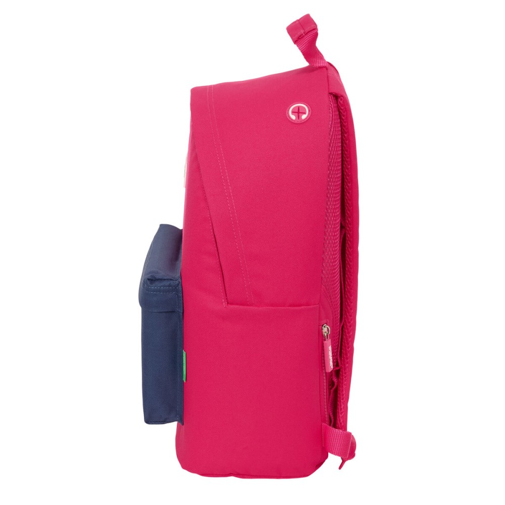 Laptop Backpack Benetton benetton Cherry Navy Blue 31 x 41 x 16 cm