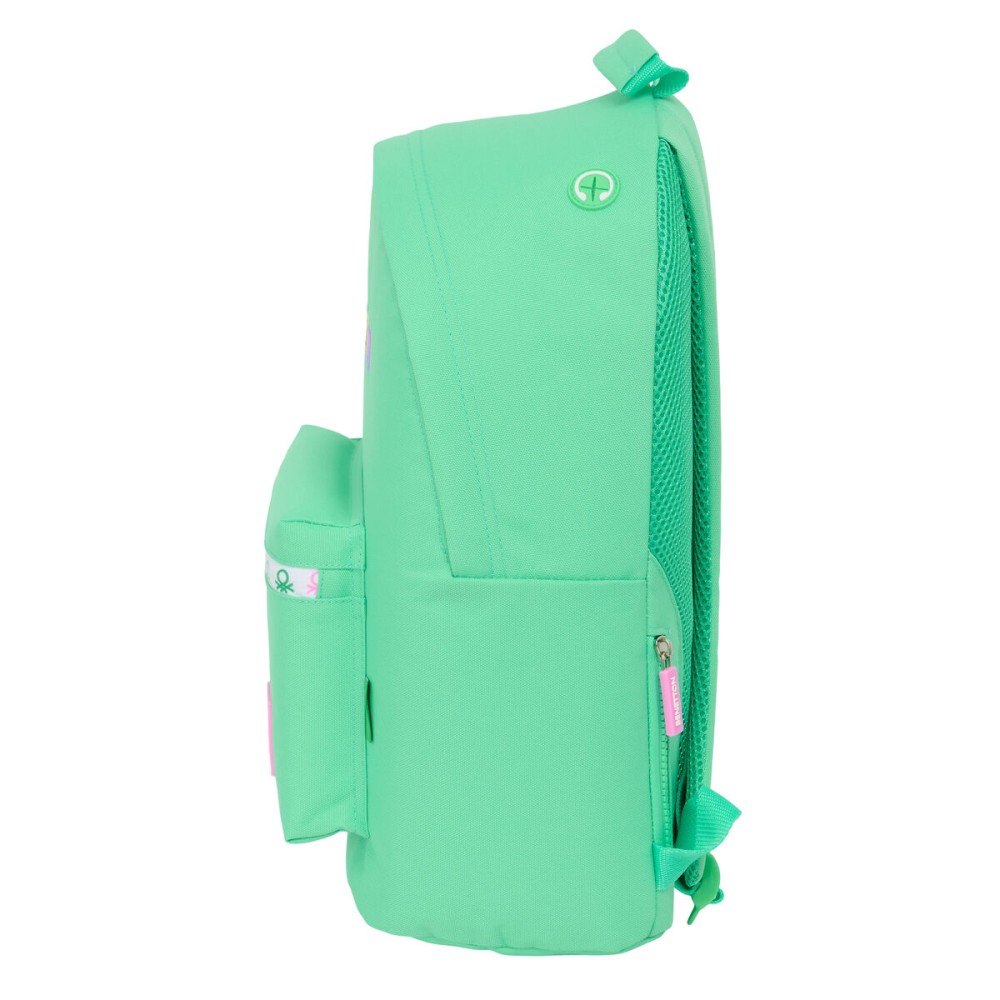 Laptop Backpack Benetton benetton Green 31 x 41 x 16 cm