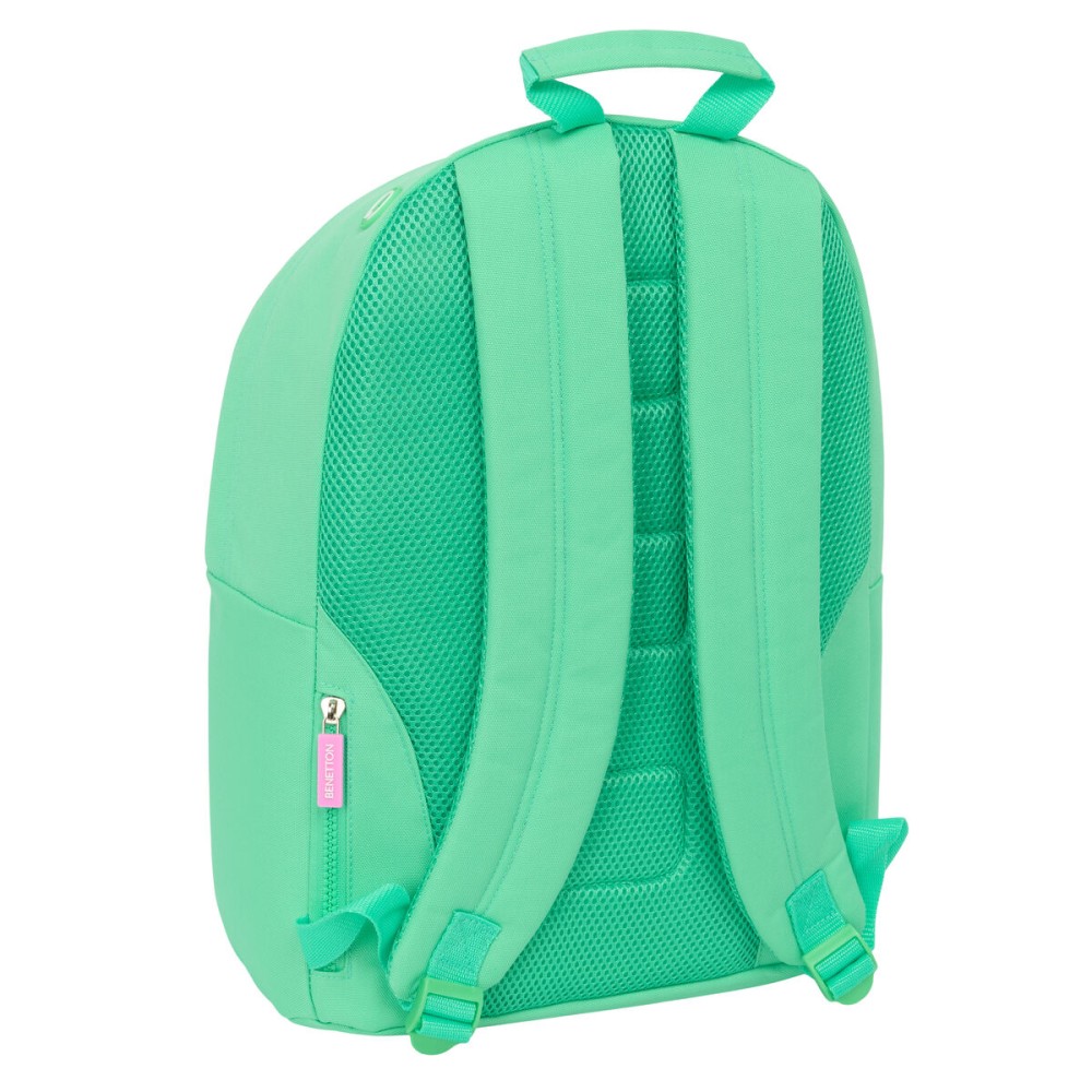 Laptop Backpack Benetton benetton Green 31 x 41 x 16 cm