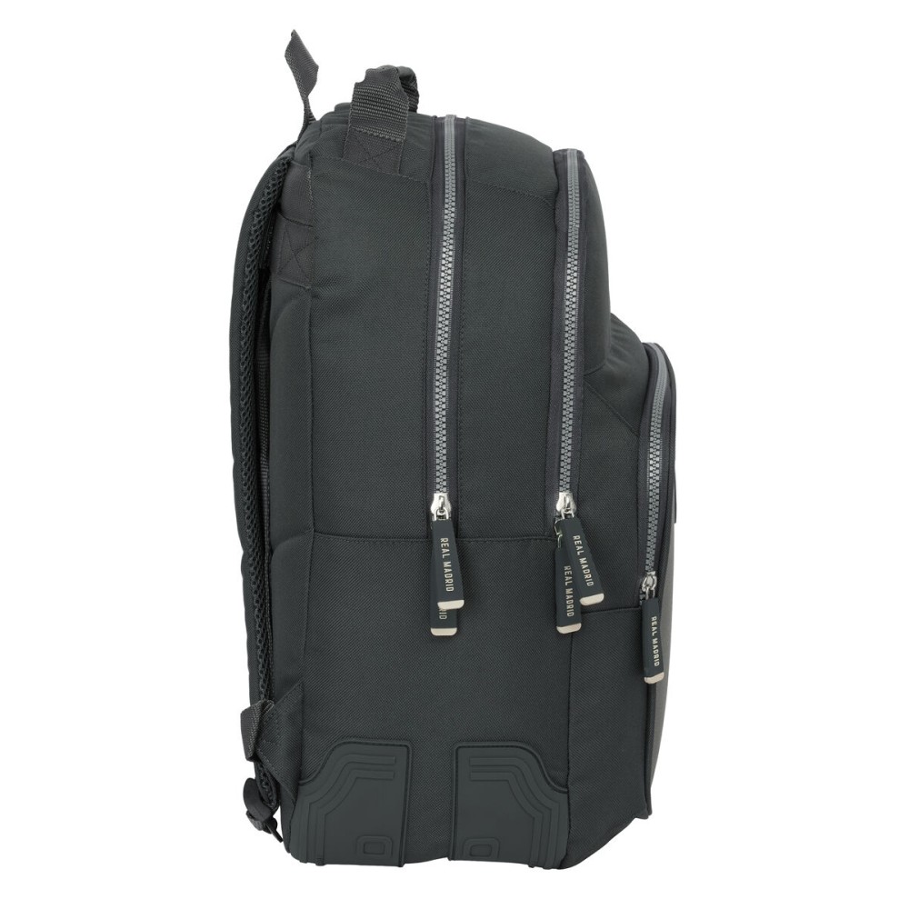 Schulrucksack Real Madrid C.F. Grau 32 x 42 x 15 cm