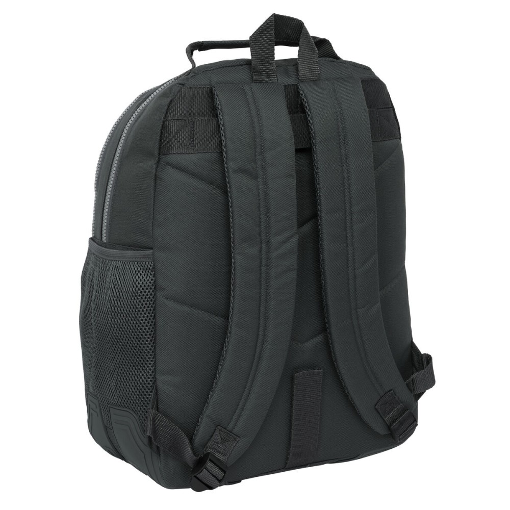 Schulrucksack Real Madrid C.F. Grau 32 x 42 x 15 cm