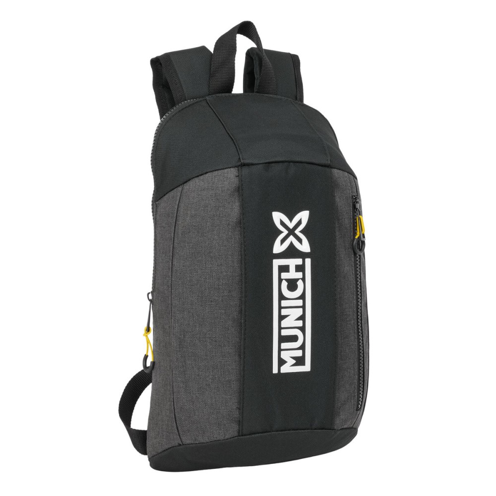 Casual Backpack Munich Topo Black