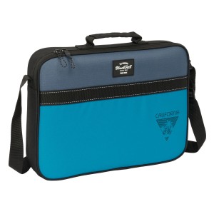 Schultasche BlackFit8 California Blau Schwarz 38 x 28 x 6 cm
