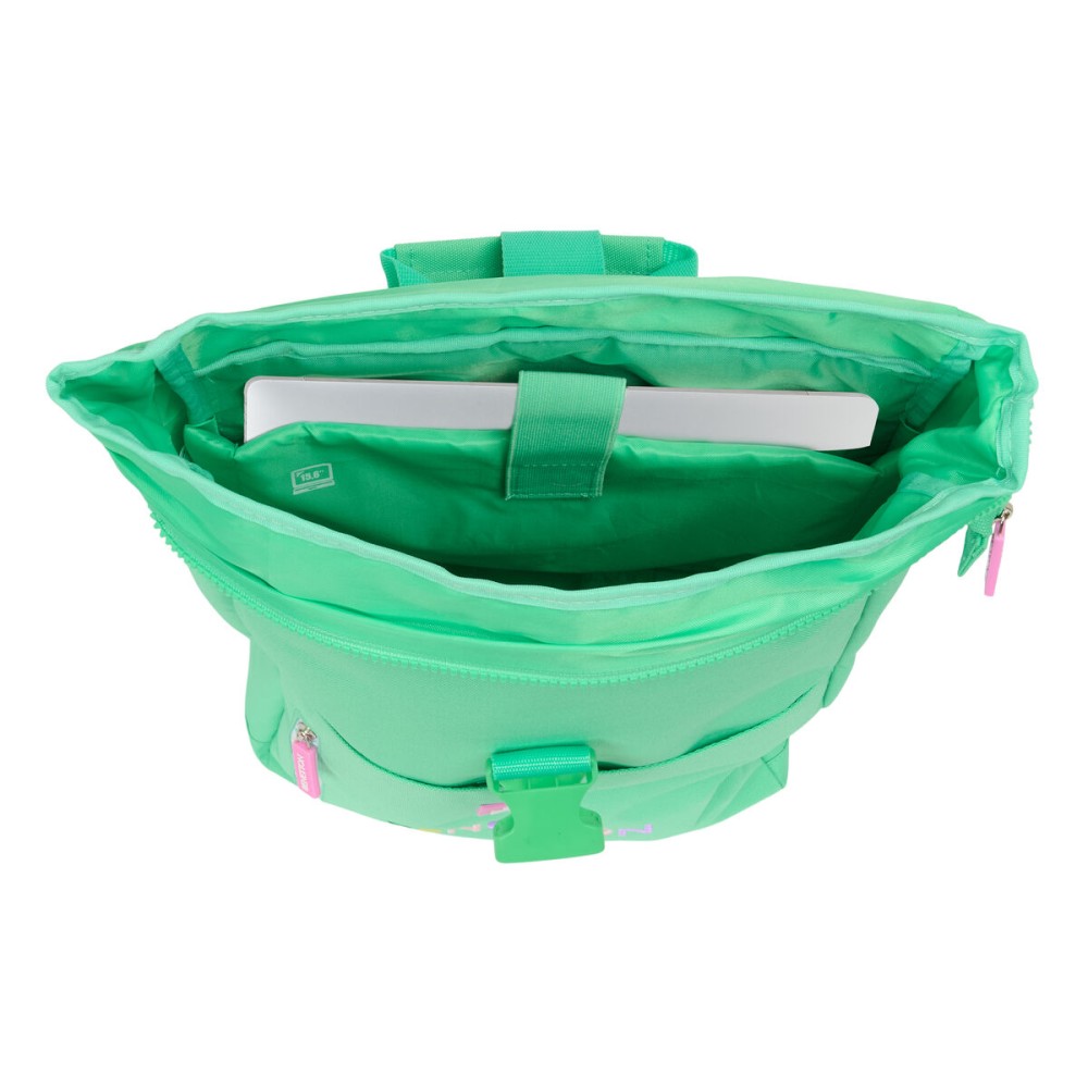 Casual Backpack Benetton Mint Green