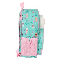 School Bag Na!Na!Na! Surprise Bunny Pink Turquoise 33 x 42 x 14 cm