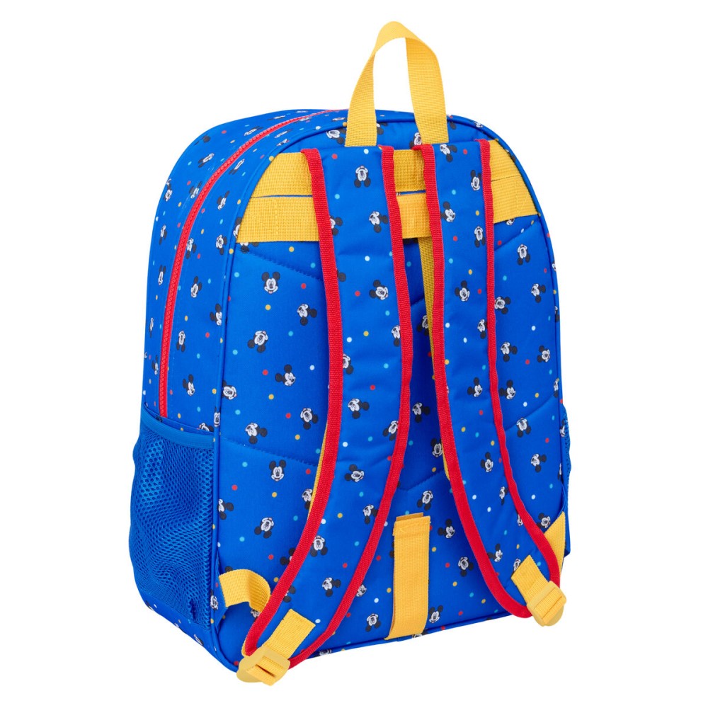 Schulrucksack Mickey Mouse Clubhouse Good day Blau 33 x 42 x 14 cm