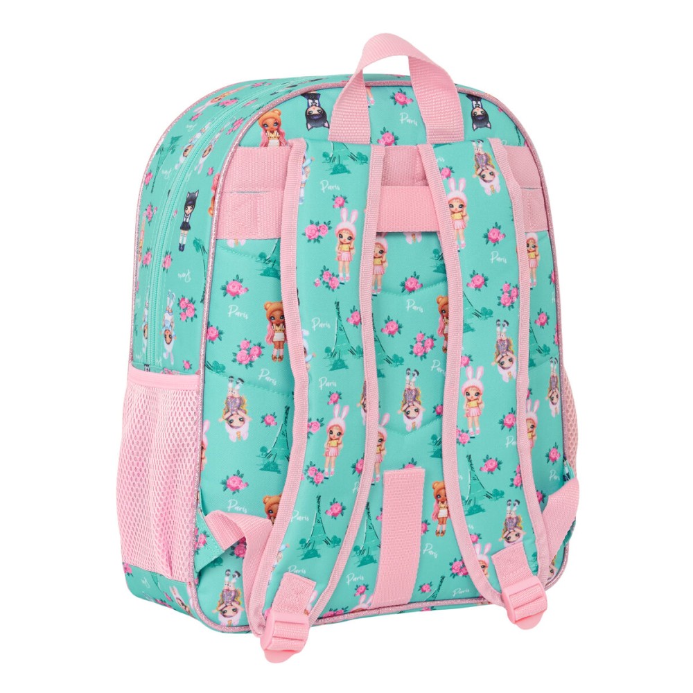 School Bag Na!Na!Na! Surprise Bunny Pink Turquoise 32 x 38 x 12 cm