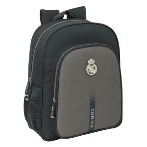 Schulrucksack Real Madrid C.F. Grau 32 x 38 x 12 cm