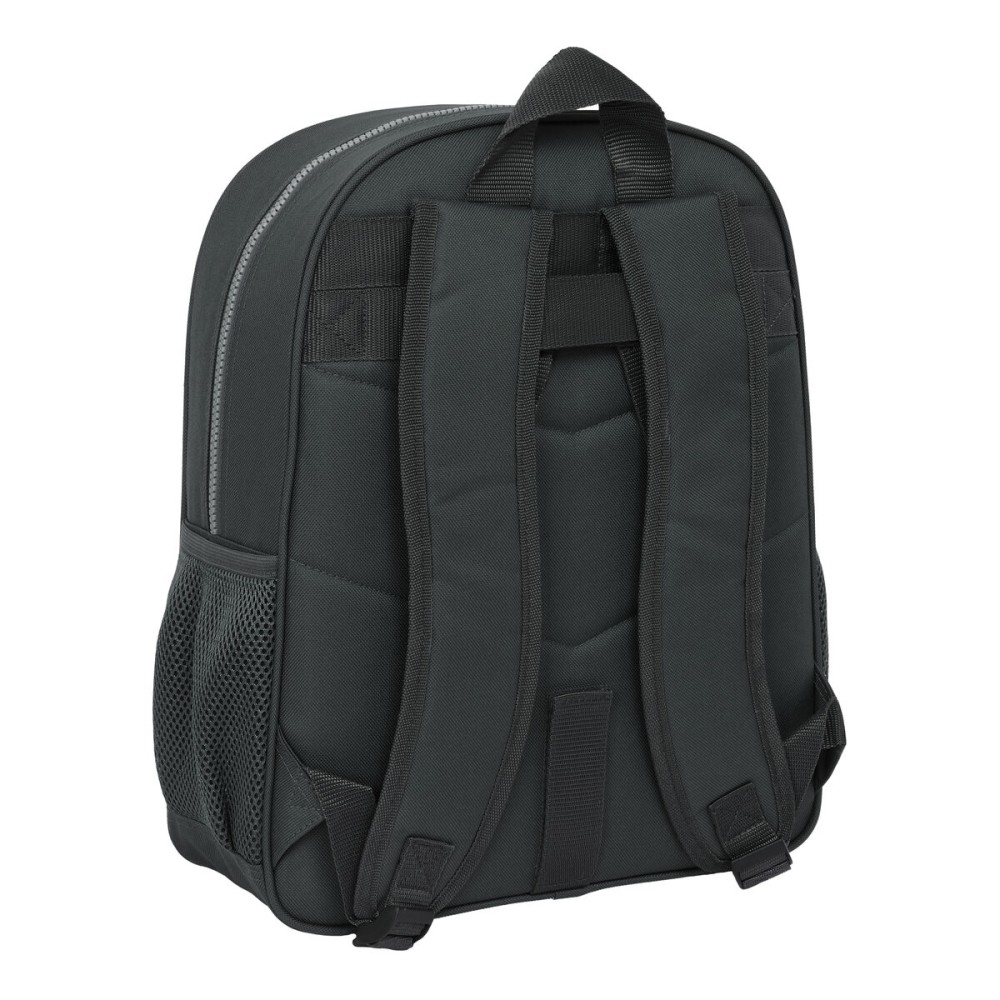 Schulrucksack Real Madrid C.F. Grau 32 x 38 x 12 cm