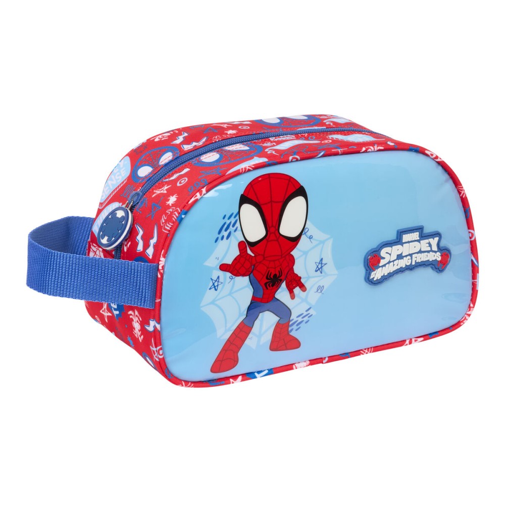 Reise-Toilettentasche Spider-Man Rescue Blau Rot 26 x 15 x 12 cm