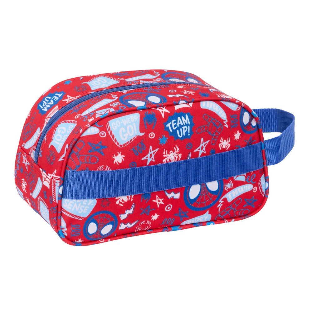Reise-Toilettentasche Spider-Man Rescue Blau Rot 26 x 15 x 12 cm