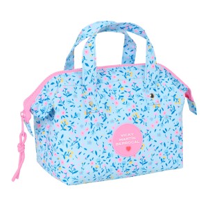 Travel Vanity Case Vicky Martín Berrocal Paraíso Pink Light Blue 26.5 x 17.5 x 12.5 cm