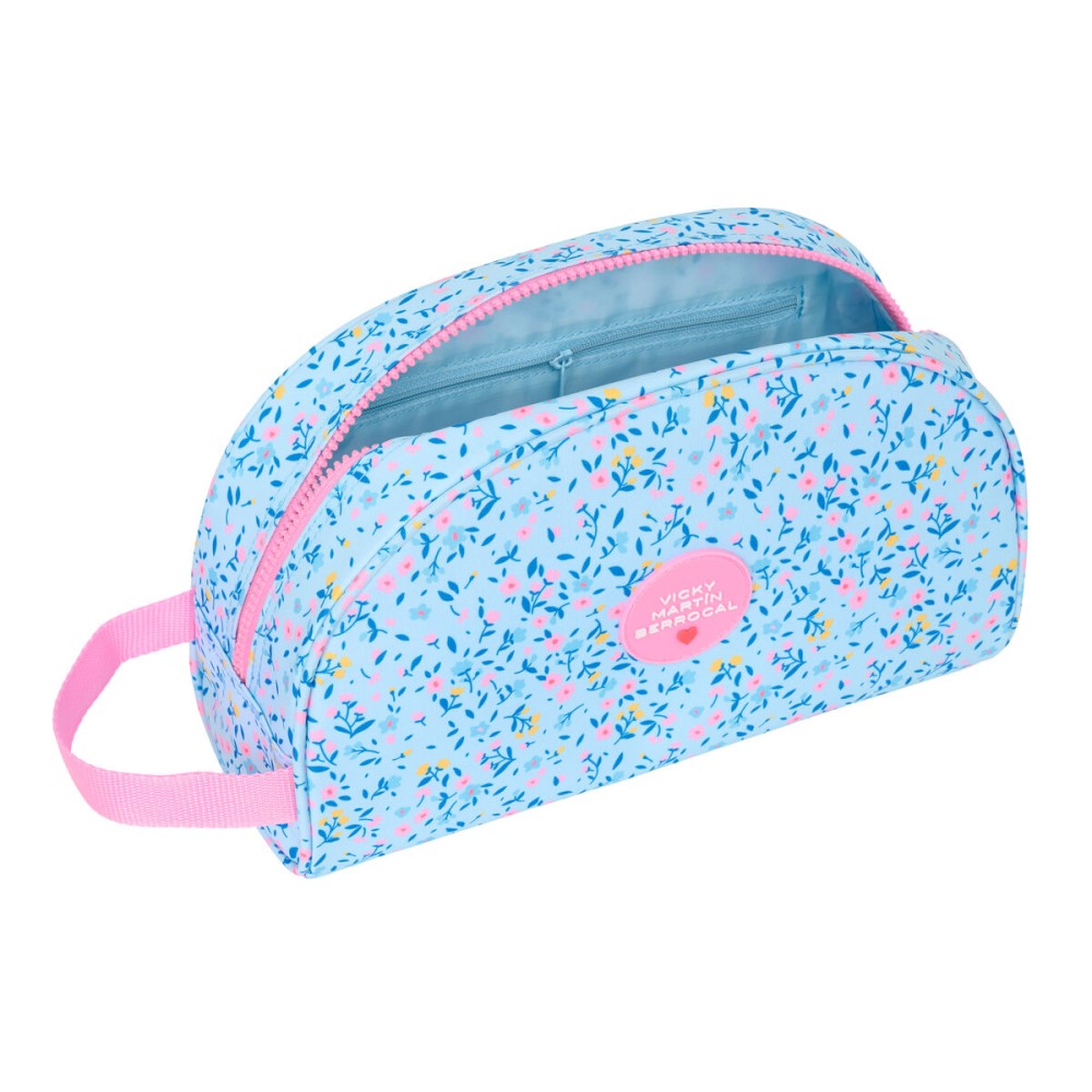 Travel Vanity Case Vicky Martín Berrocal Paraíso Pink Light Blue 28 x 18 x 10 cm