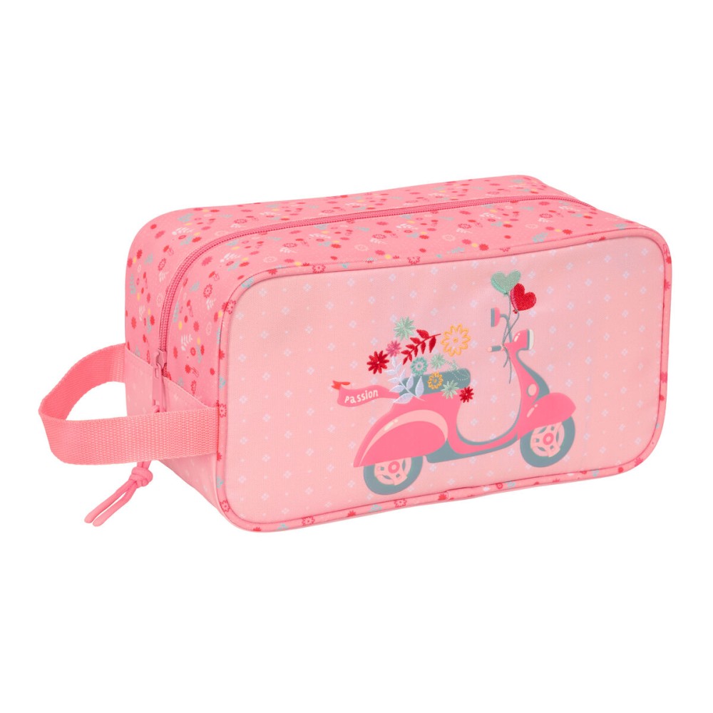 Schuhtasche für die Reise Moos Passion Bunt 29 x 15 x 14 cm