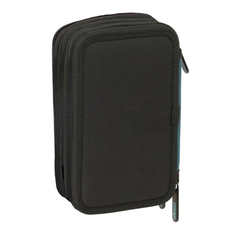 Triple Pencil Case Safta Urban style Blue Grey 12,5 x 19,5 x 5,5 cm 37 Pieces