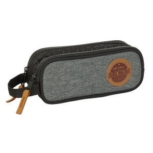 Allzwecktasche BlackFit8 Old school Schwarz Grau 21 x 8 x 6 cm