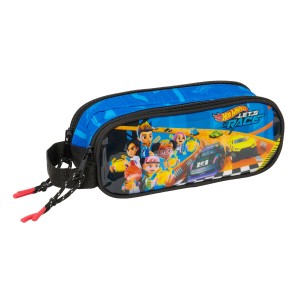 Fourre-tout Hot Wheels Let's race Bleu Noir 21 x 8 x 6 cm