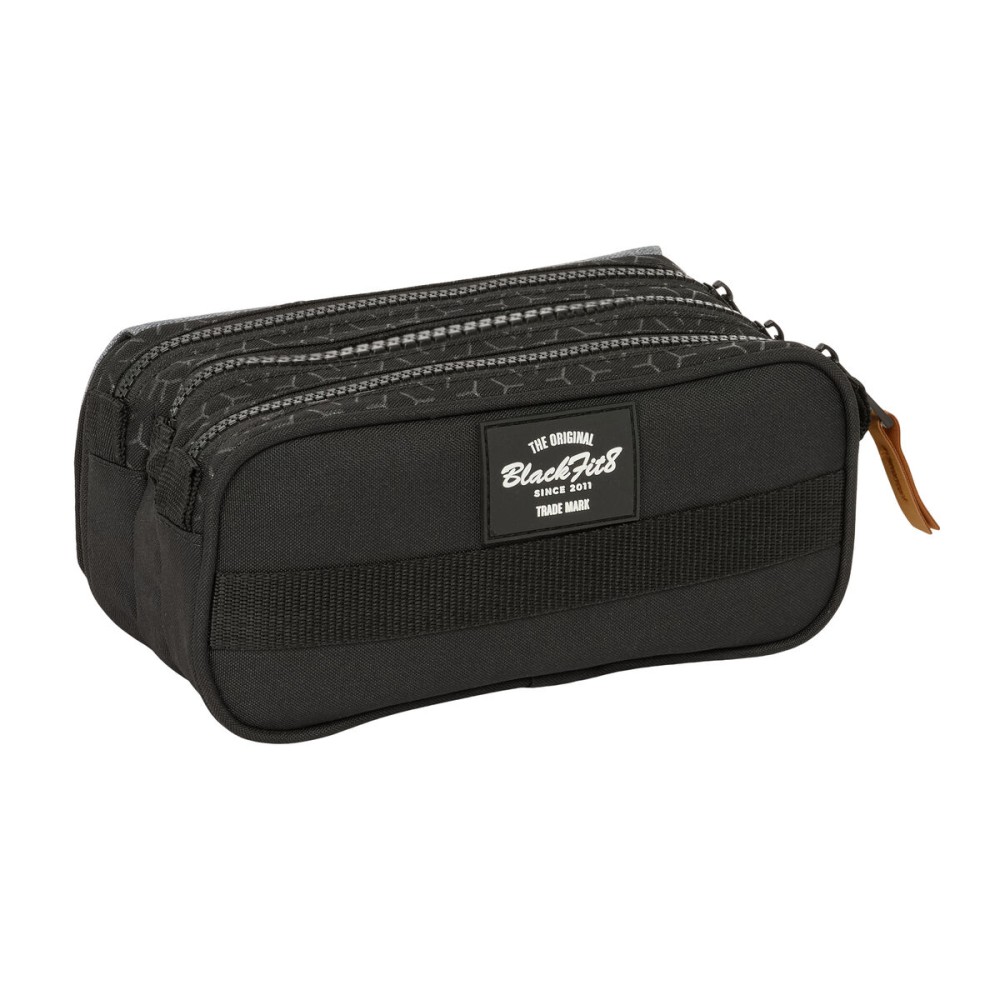 Fourre-tout BlackFit8 Old school Noir Gris 21,5 x 10 x 8 cm