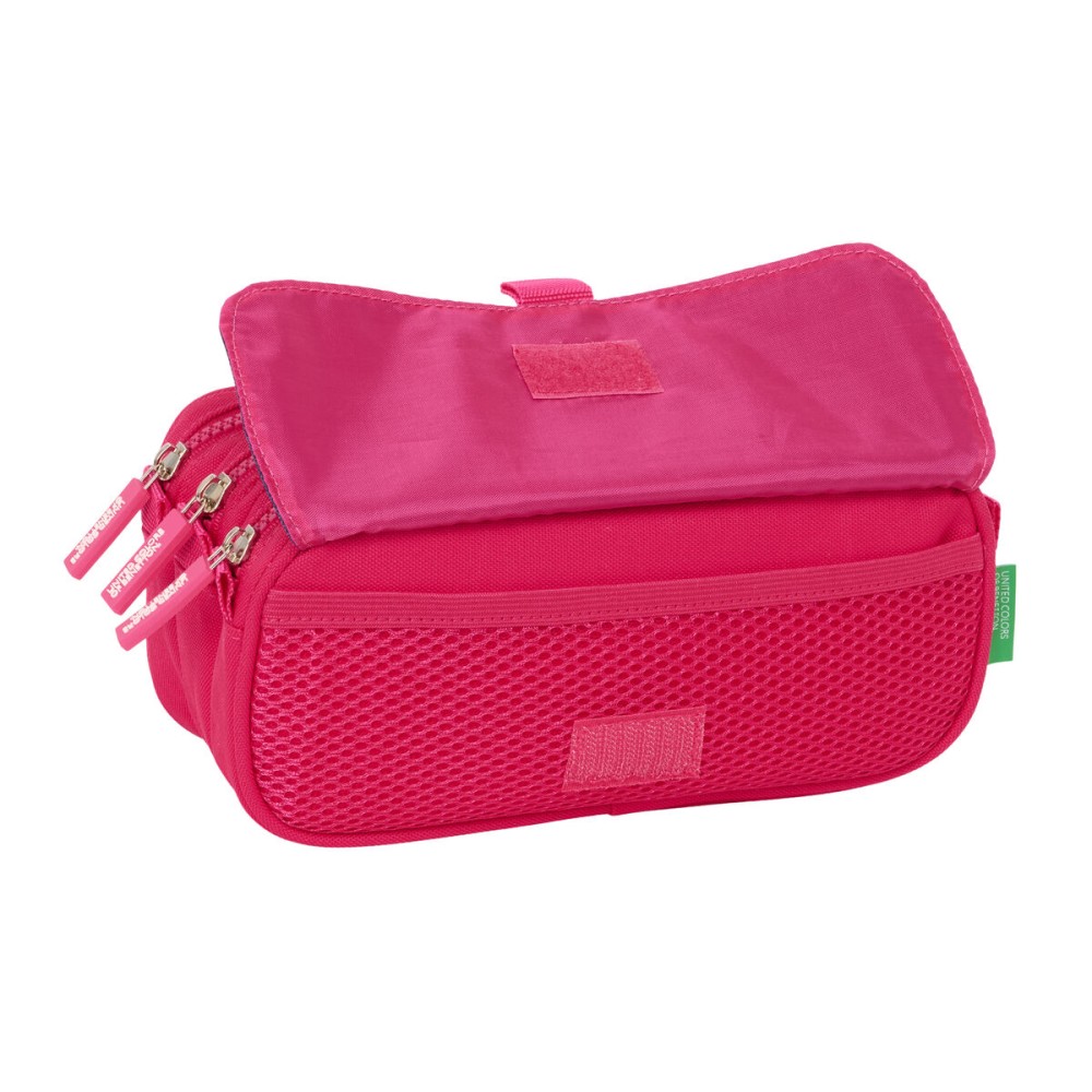 Allzwecktasche Benetton Cherry Cerise Marineblau 21,5 x 10 x 8 cm