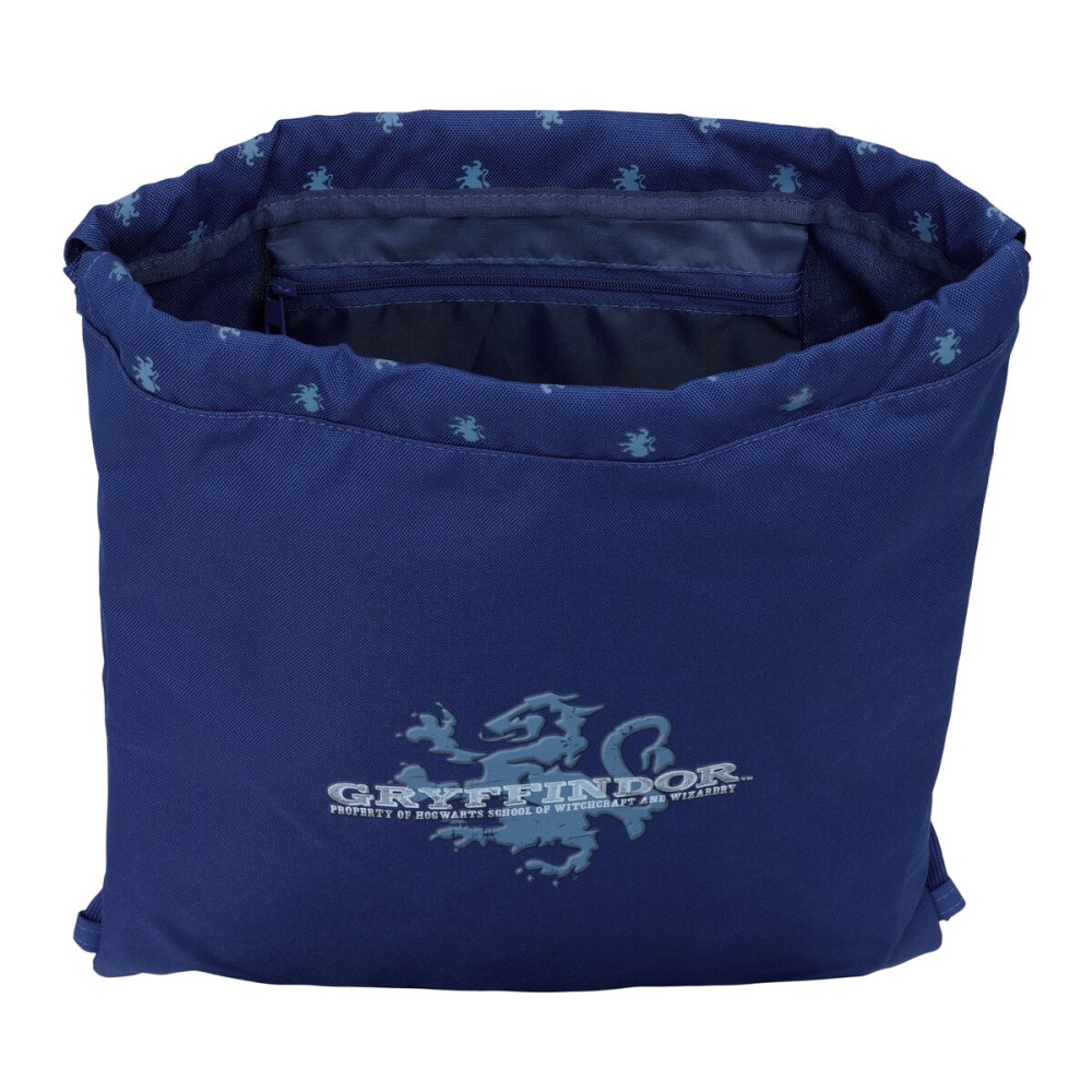 Rucksacktasche mit Bändern Harry Potter Captain Marineblau 35 x 40 x 1 cm