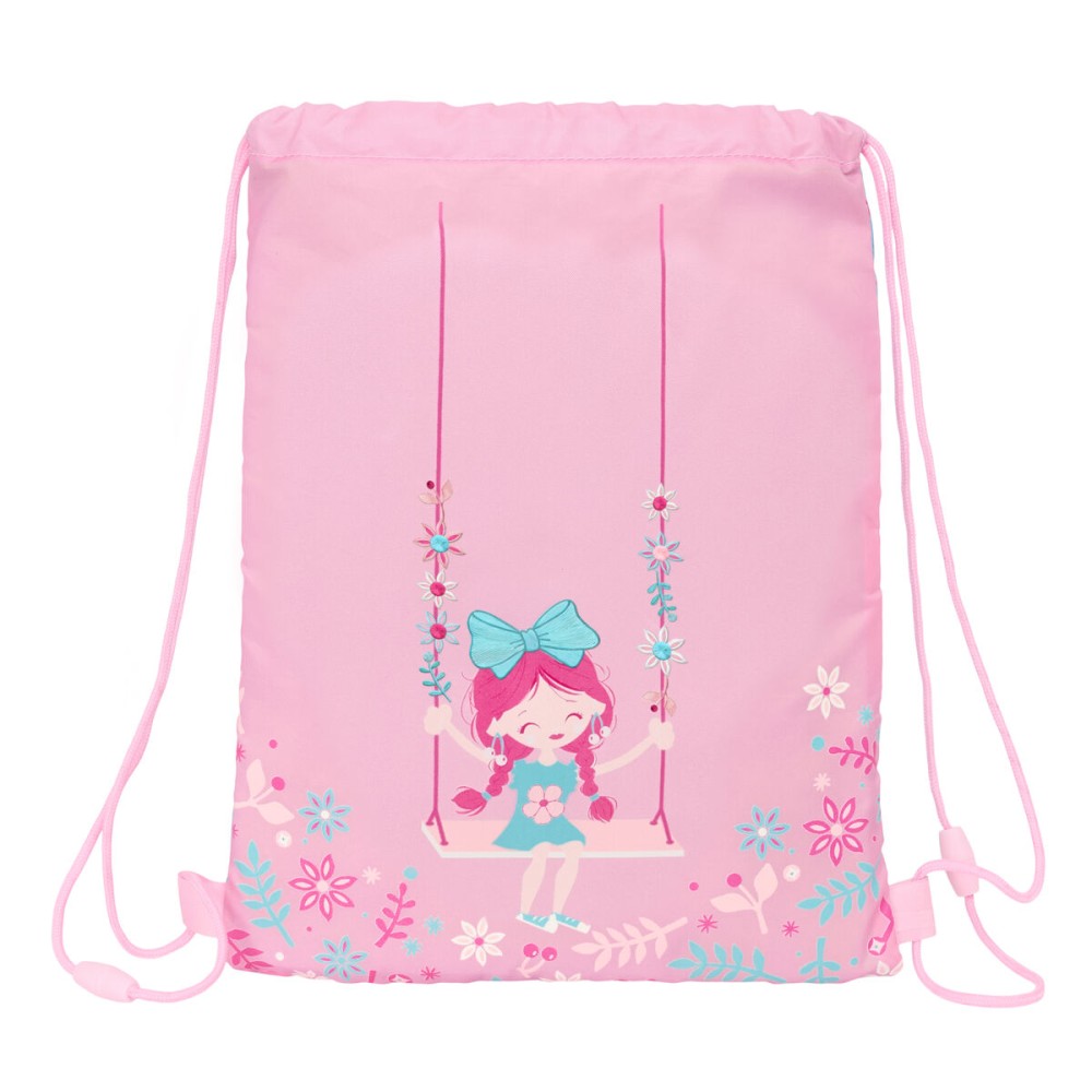 Rucksacktasche mit Bändern Glow Lab Swing Bunt 26 x 34 x 1 cm