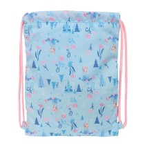 Rucksacktasche mit Bändern Frozen Ice magic Blau 26 x 34 x 1 cm