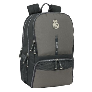 Schulrucksack Real Madrid C.F. Grau 30 x 42 x 17 cm