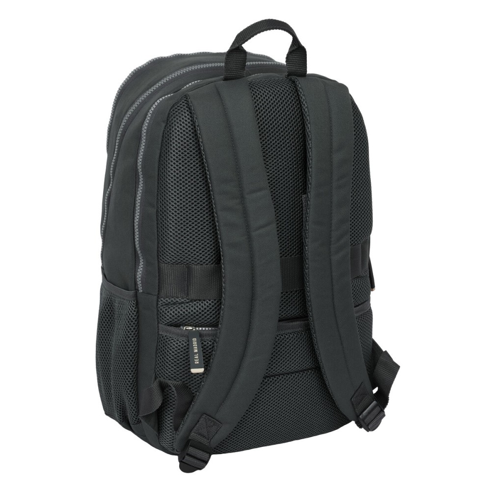 Schulrucksack Real Madrid C.F. Grau 30 x 42 x 17 cm