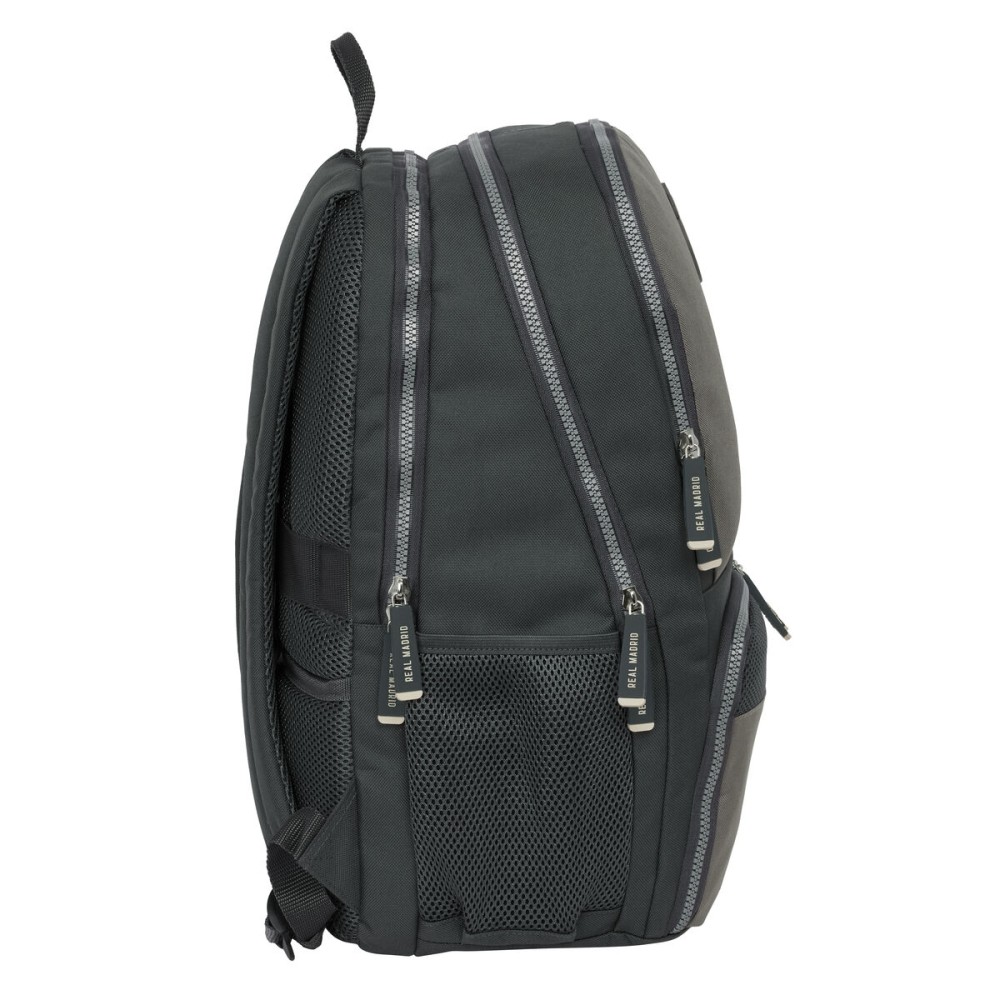 Schulrucksack Real Madrid C.F. Grau 30 x 42 x 17 cm