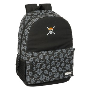 Schulrucksack One Piece Pirates Schwarz 30 x 46 x 14 cm