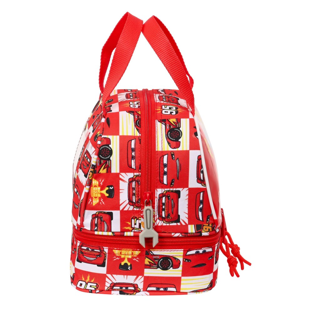 Lunchbox Cars Let's race White Red 20 x 20 x 15 cm