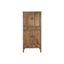 Cupboard Home ESPRIT Natural 80 x 40 x 176 cm