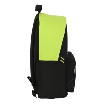 Schulrucksack Real Betis Balompié 31 x 41 x 16 cm Schwarz Neongrün