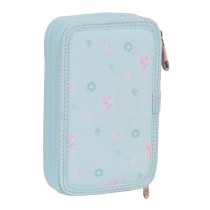 Doppel-Federtasche Moos Garden türkis 12.5 x 19.5 x 4 cm (28 Stücke)
